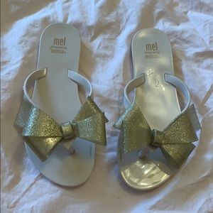 Mel by Melissa jelly flip flops